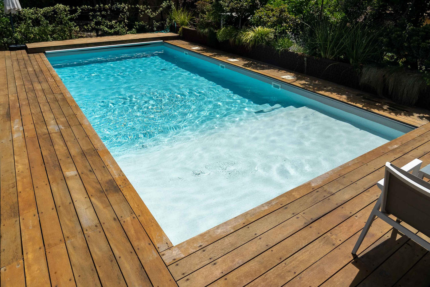 Piscina com tela StoneFlex Pearl
