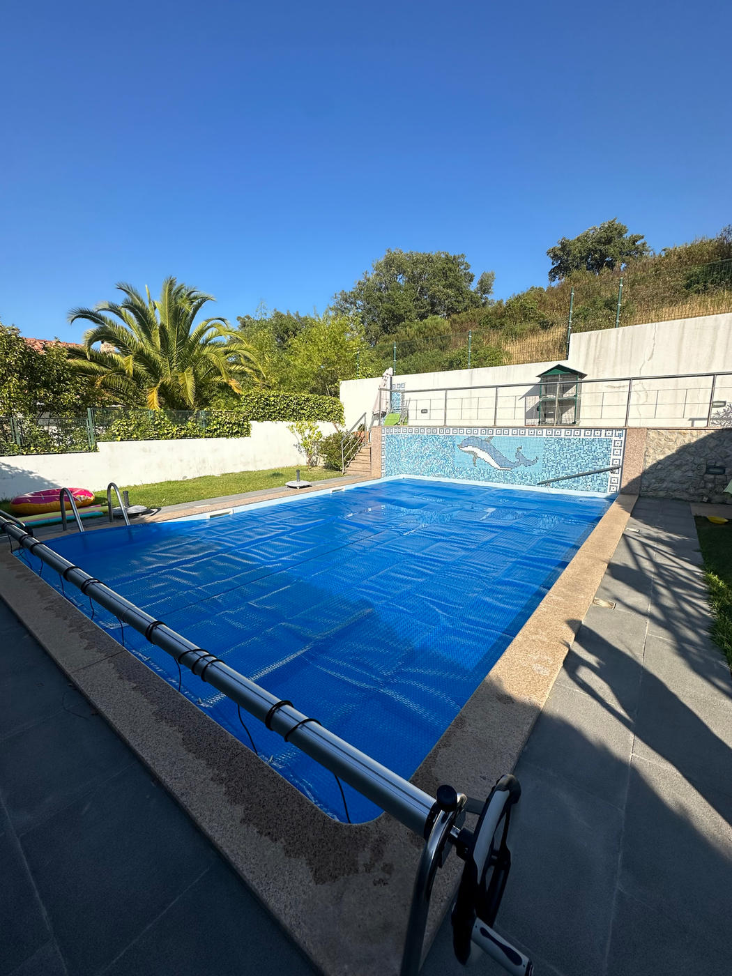 Cobertura de piscina instalada pela CPLM