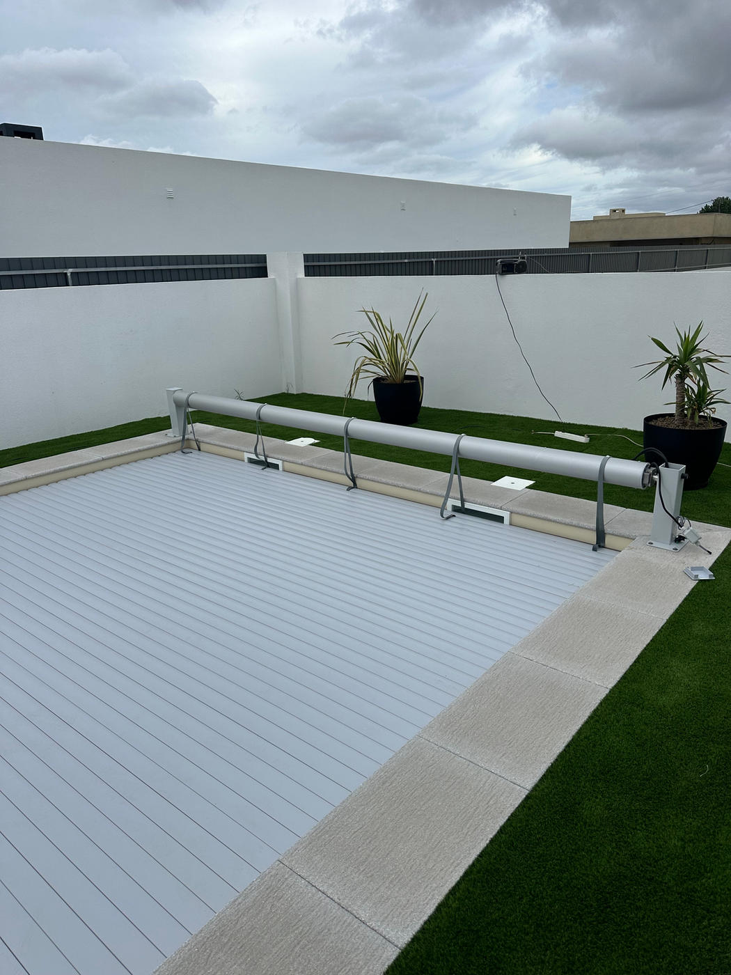 Cobertura de piscina instalada pela CPLM